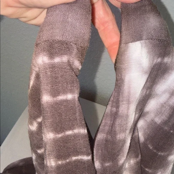 Zara Tie-Dye Wide-Leg Pants - Picture 4 of 9